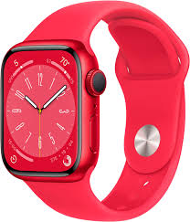 Reloj inteligente APPLE WATCH SERIES 8 41MM M/L RED Aluminum Case RED Sport Band MNUH3LL/A