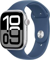 Reloj inteligente APPLE WATCH SERIES 10 46MM SILVER Aluminum DENIM SB S/M GPS  MWWL3LW/A